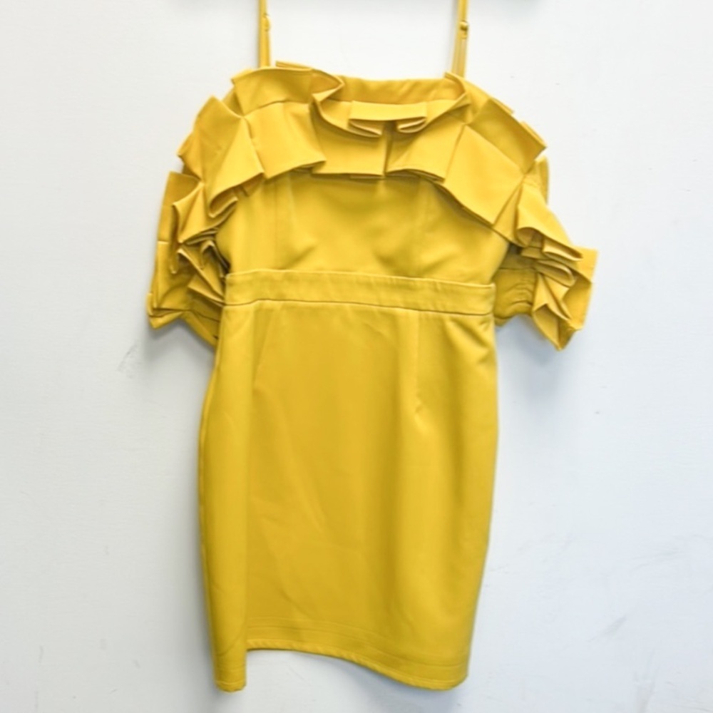 Runaway off the shoulder mini dress